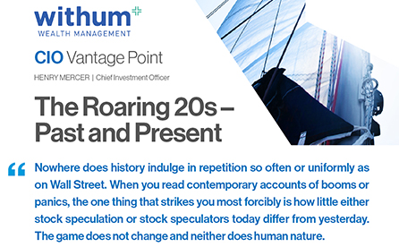 CIO Vantage Point | The Roaring 20s – Past and Present